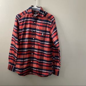 Psycho Bunny plaid button down shirt NWOT